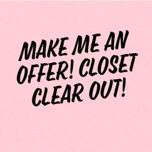 Make Me An Offer, Closet Clear Out!